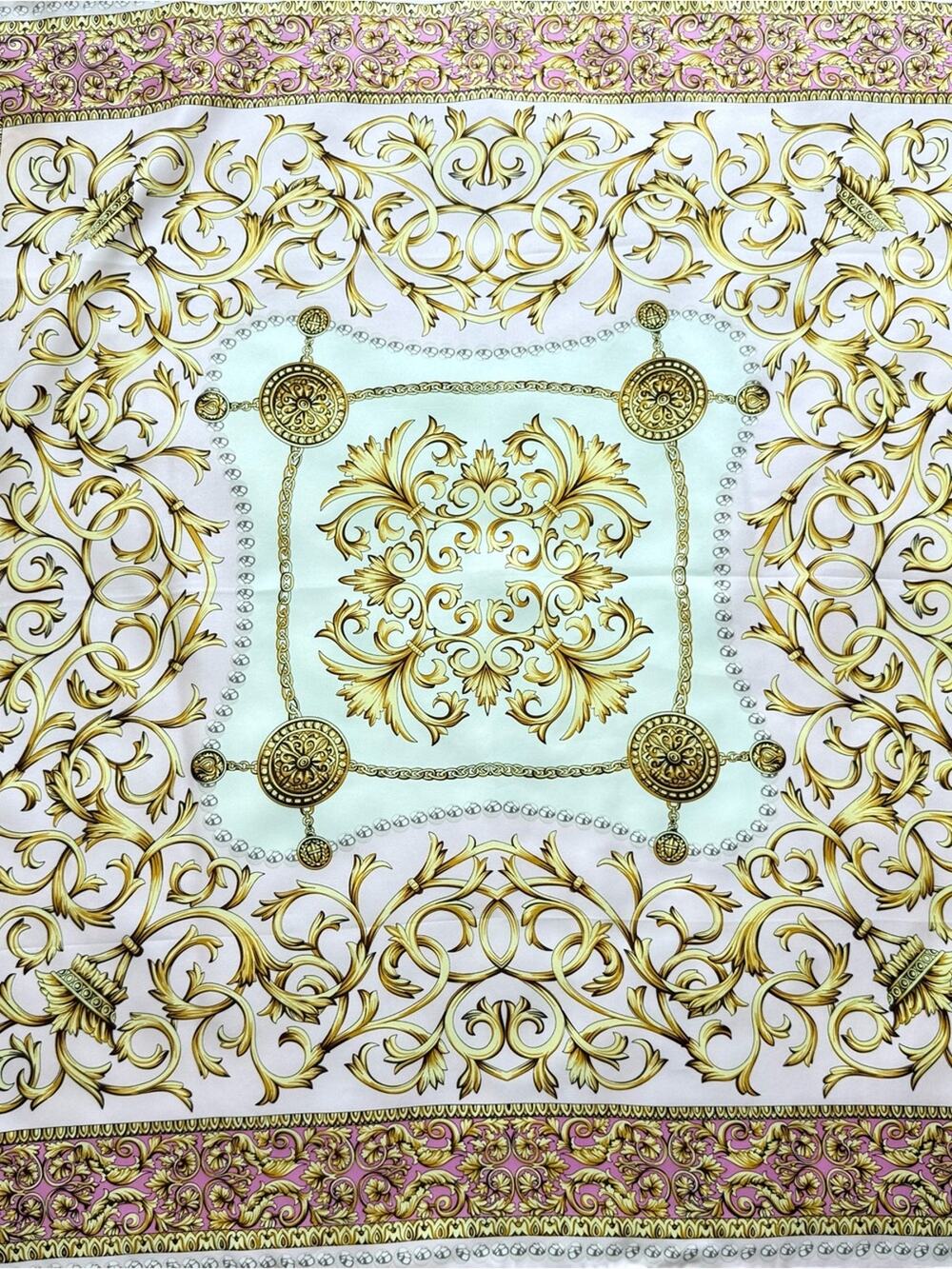 Women square shawl print